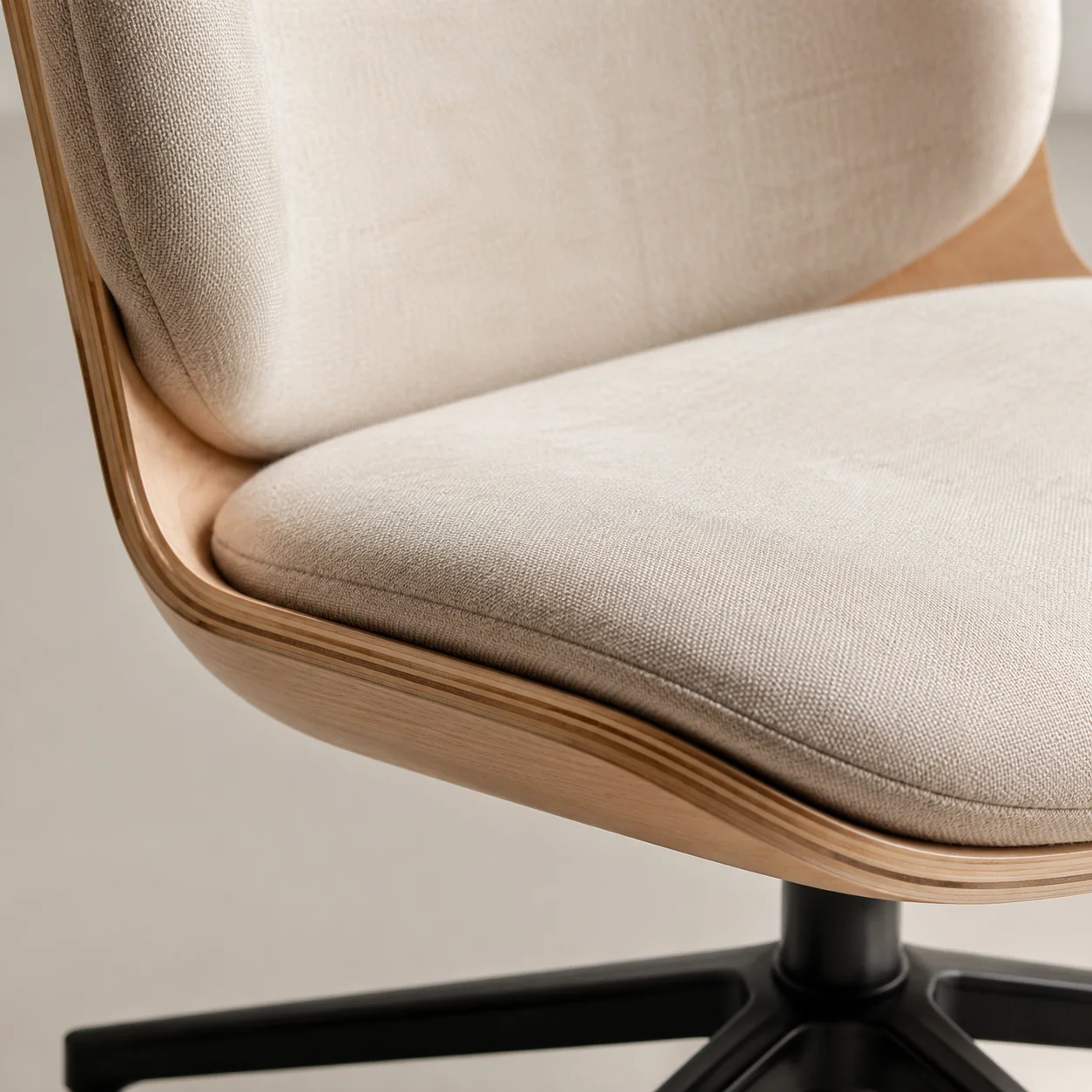 Ergonomic Upholstered Desk Chair - Image 2