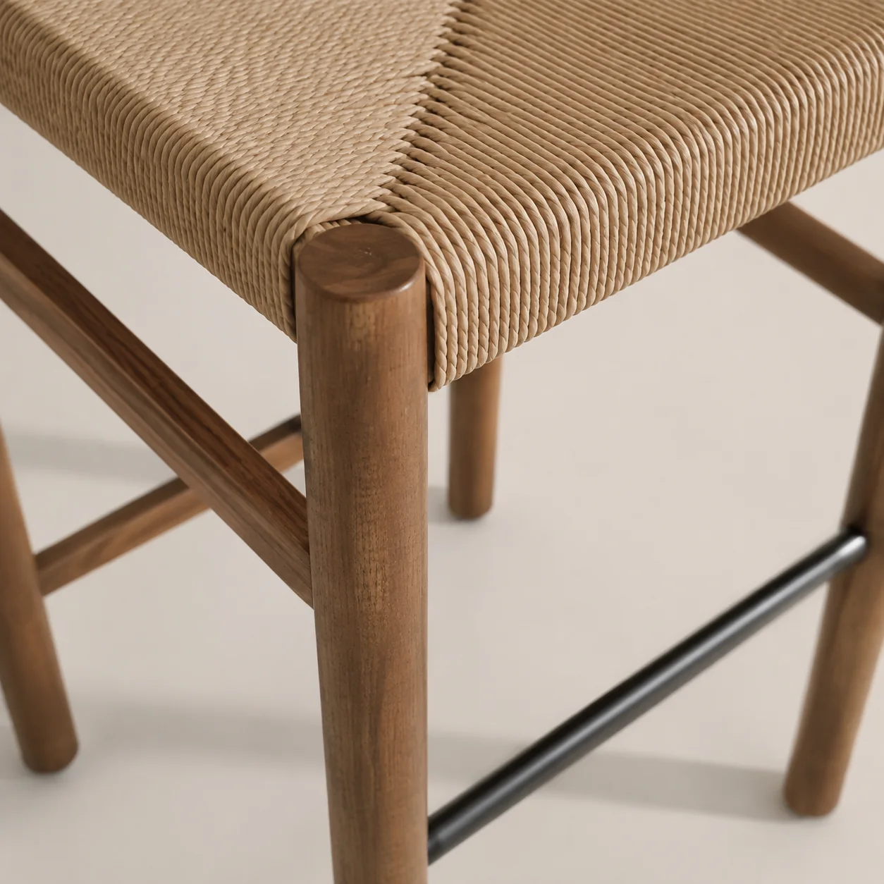 Counter Height Bar Stool Pair - Image 2