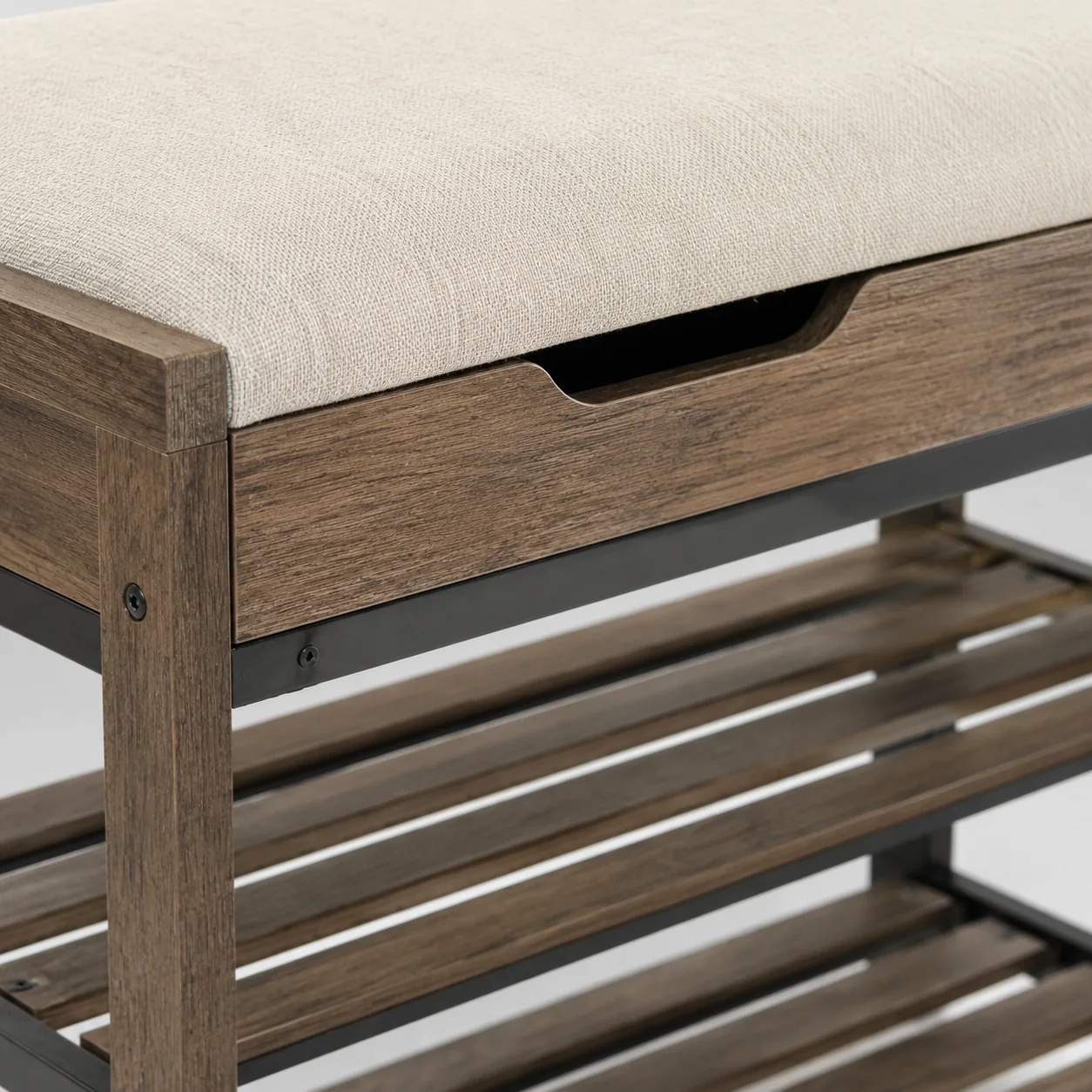 Entryway Shoe Storage Bench - Image 2