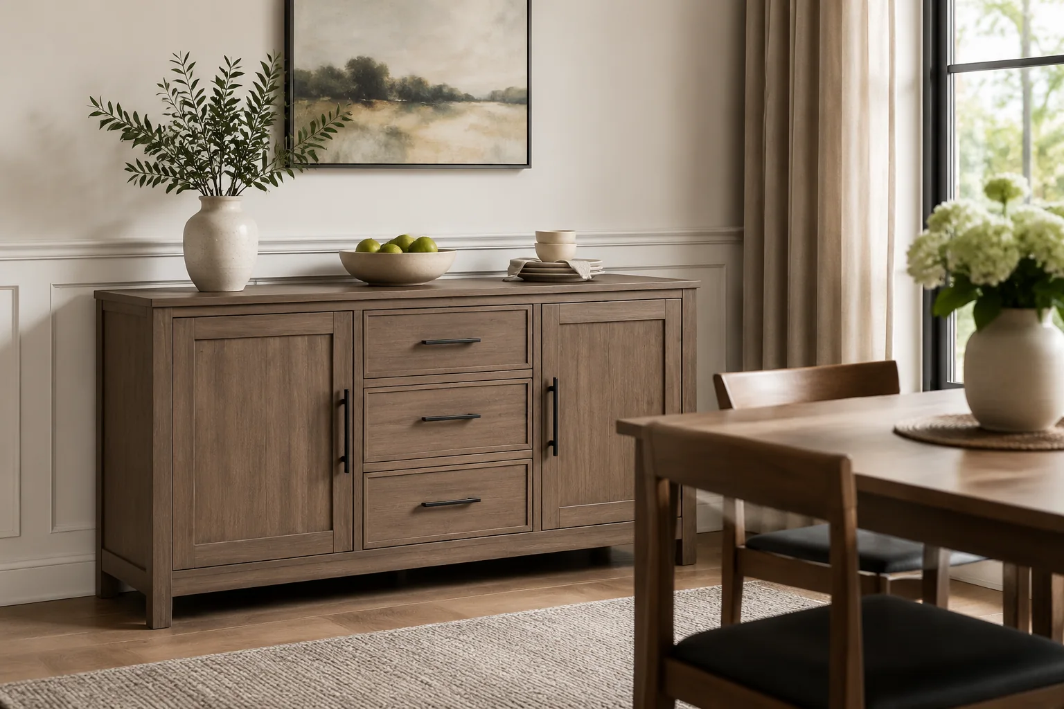 Sideboard Cabinet with Drawers - Image 3