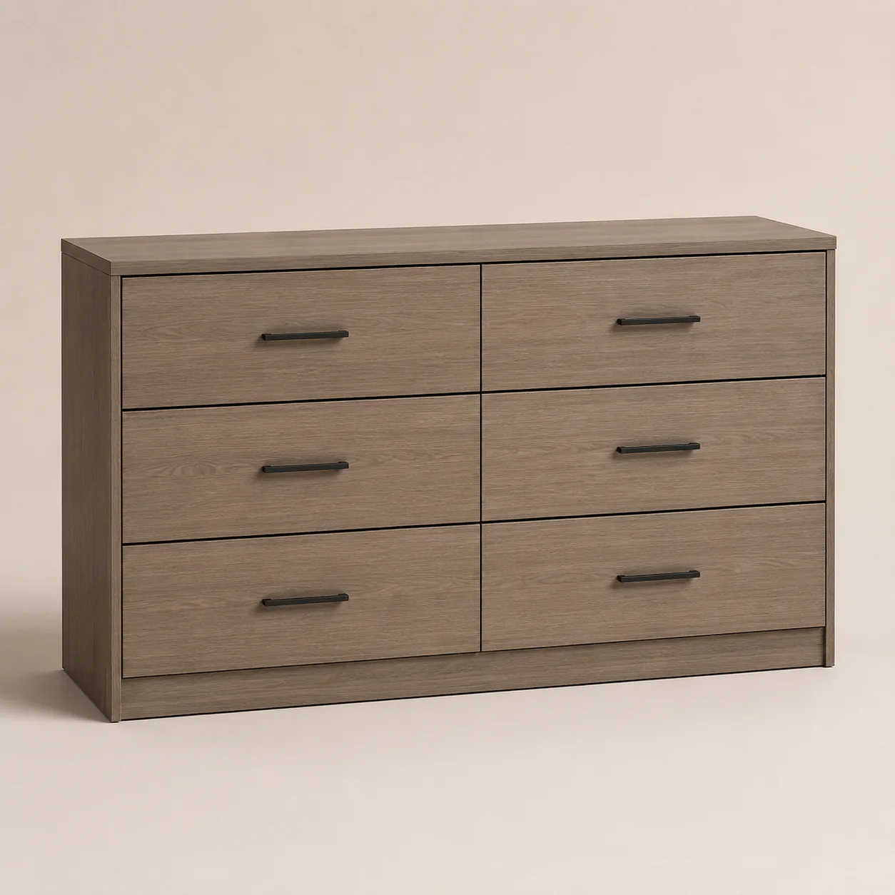Six-Drawer Bedroom Dresser