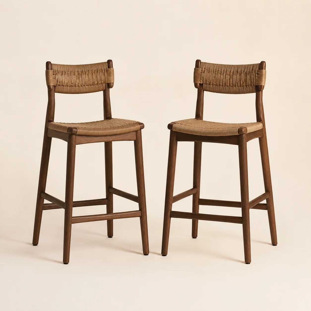 Counter Height Bar Stool Pair