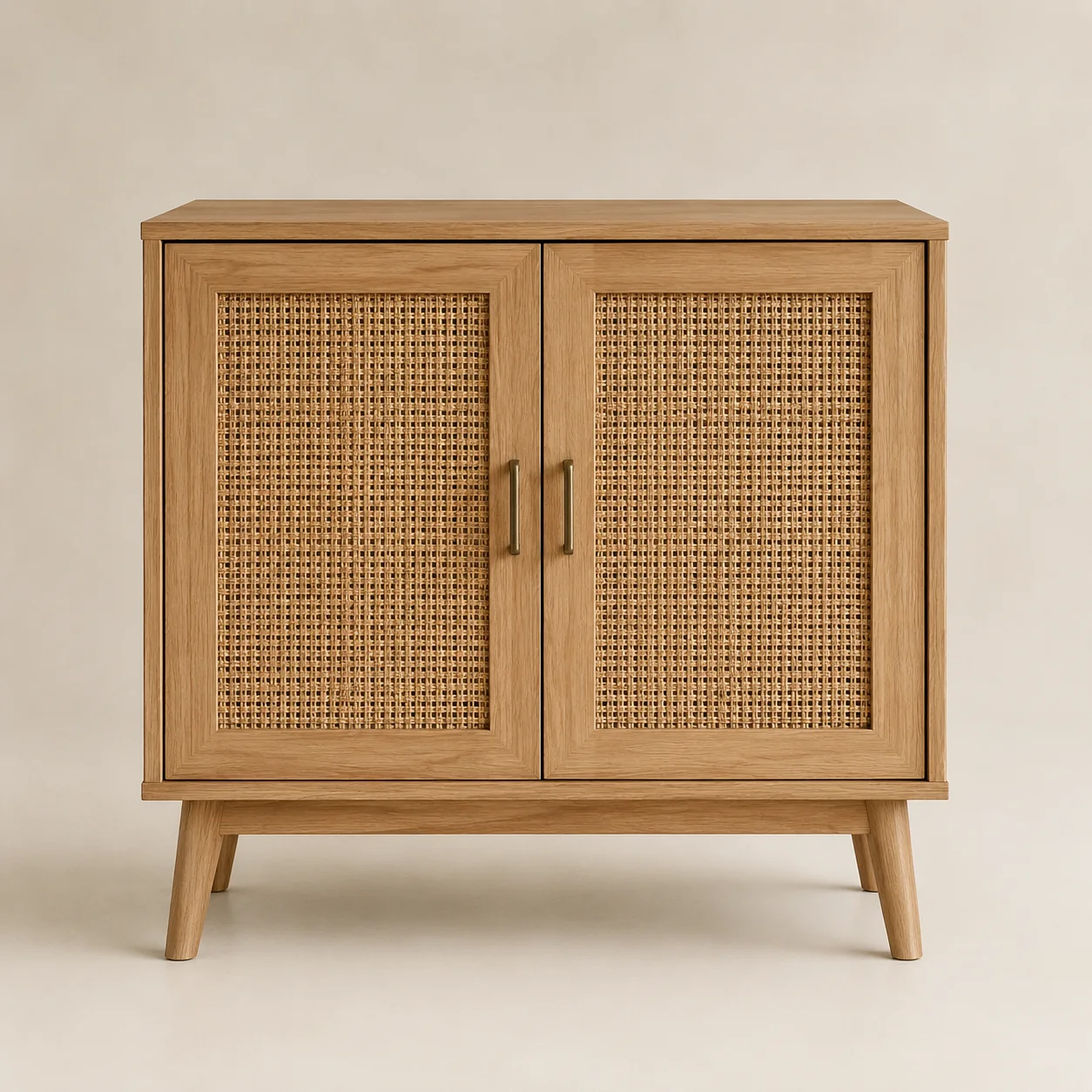 Rattan Accent Cabinet