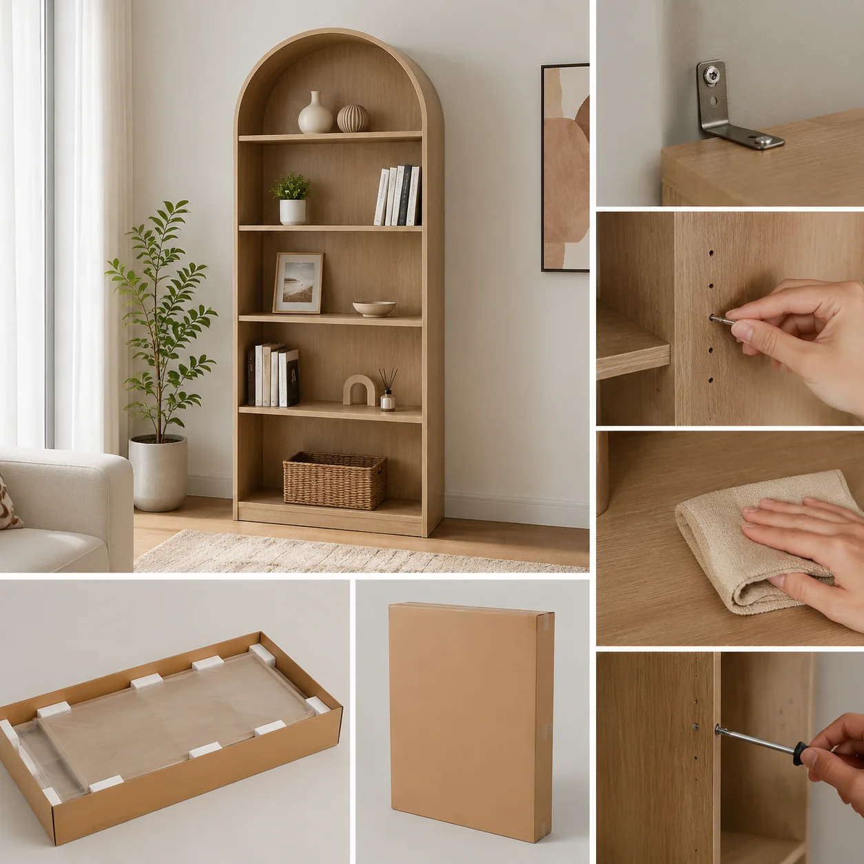 Arched Display Bookcase - Image 4