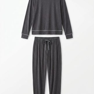 Home Lounge Pajama Set — Charcoal