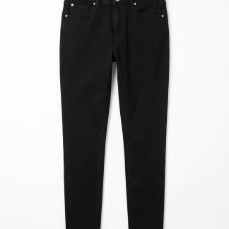 Denim Skinny Jeans — Black