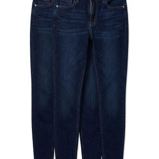 Denim Skinny Jeans — Dark Indigo