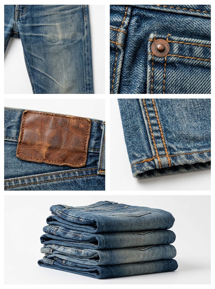 Vintage Wash Jeans — Light Vintage - Image 3