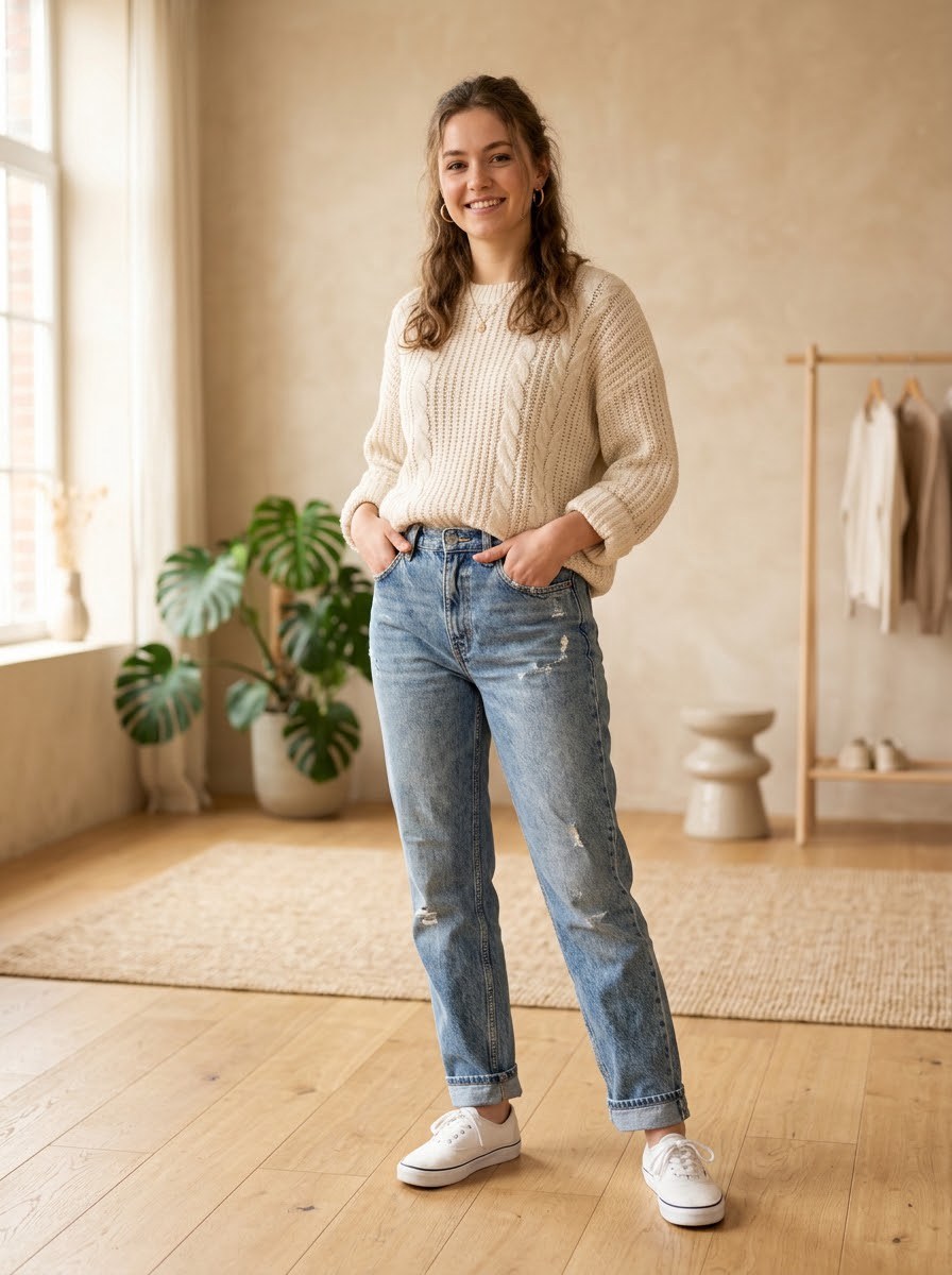 Vintage Wash Jeans — Stone Wash - Image 2